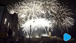 Iłża powitała Nowy Rok „ognistym” show 
