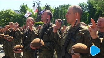 Żołnierze WOT w Radomiu złożyli przysięgę wojskową