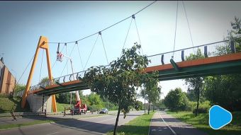 Ruszyła naprawa kładki nad ul. Szarych Szeregów