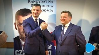 Rafał Czajkowski poparł Wojciecha Skurkiewicza