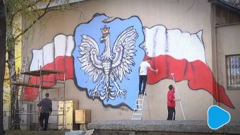 Uczniowie „Samochodówki” tworzą specjalny mural