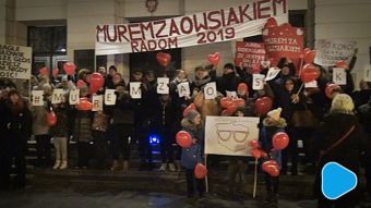 Radomianie wyrazili poparcie dla Jerzego Owsiaka