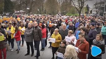 Radomianie popierają strajk nauczycieli