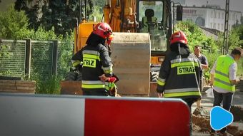 Koparka uszkodziła gazociąg na Borkach