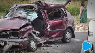 Zderzył się z tirem. Zmarł w szpitalu