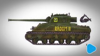 Radomscy pancerniacy na czołgu Sherman „Radom II”