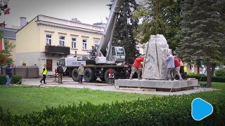 Rozpoczął się montaż pomnika Armii Krajowej Okręgu „Jodła” 