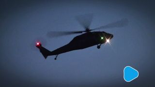 Policyjny Black Hawk przyleciał po chorą pacjentkę radomskiego szpitala