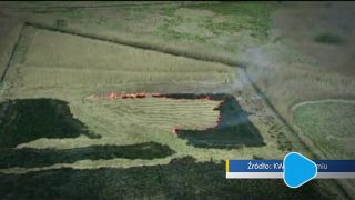 Policyjny dron namierzył podpalaczy traw