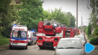 Pożar domu przy ulicy Kosowskiej. Na szczęście bez ofiar 