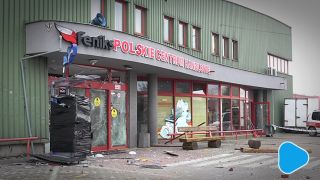 Wybuch bankomatu przy hali targowej