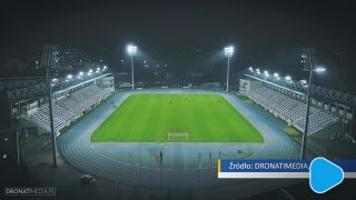 Stadion już w zmodernizowanym oświetleniu