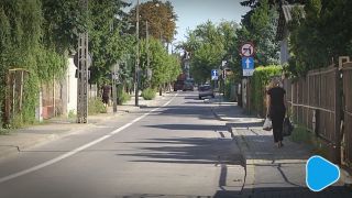 Ulica Gęsia z nową nawierzchnią