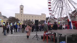 Manifestacja solidarności z Ukrainą
