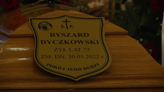Pogrzeb Ryszarda Dyczkowskiego, byłego prezesa Orła Wierzbica