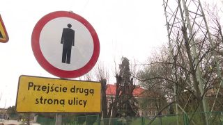 Chodnik w budowie
