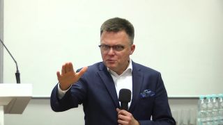 Szymon Hołownia spotkał się z mieszkańcami