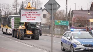 Protest rolników w Zakrzewie
