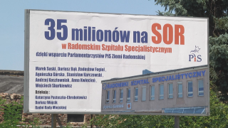 Nowe bilboardy w mieście. Radni PiS dziękują parlamentarzystom