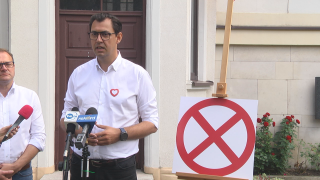 Protest przeciwko kandydaturze Roberta Bąkiewicza