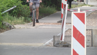 Trwa budowa ścieżki rowerowej na ul. Okulickiego