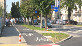 Ścieżka rowerowa na Okulickiego już gotowa