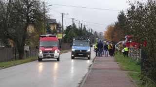 Ewakuacja wsi koło Pionek. Niewybuchy w jednej z posesji