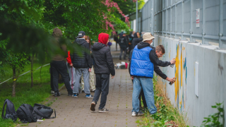 Mural powstanie na oczach mieszkańców