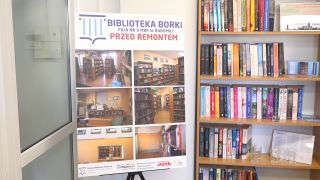 Biblioteka na Borkach po generalnym remoncie